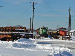 BNSF 8130 still in BN green